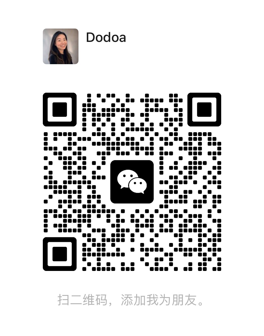 Dodoa WeChat QR code